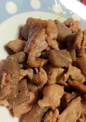 こんにゃくin肉味噌炒め♡-レシピのメイン写真