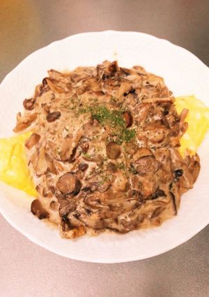 キノコクリームのオムレツ☆-レシピのメイン写真