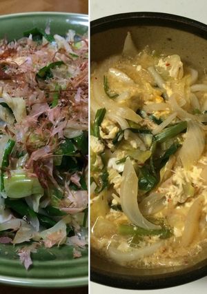 野菜炒め煮込うどん 残り物で朝ごはん-レシピのメイン写真