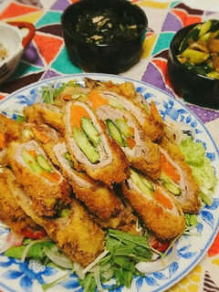 野菜の肉巻きフライ-レシピのメイン写真