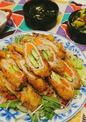 野菜の肉巻きフライ-レシピのメイン写真