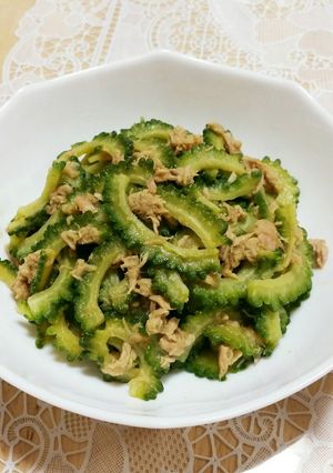 ゴーヤとツナの炒め物-レシピのメイン写真