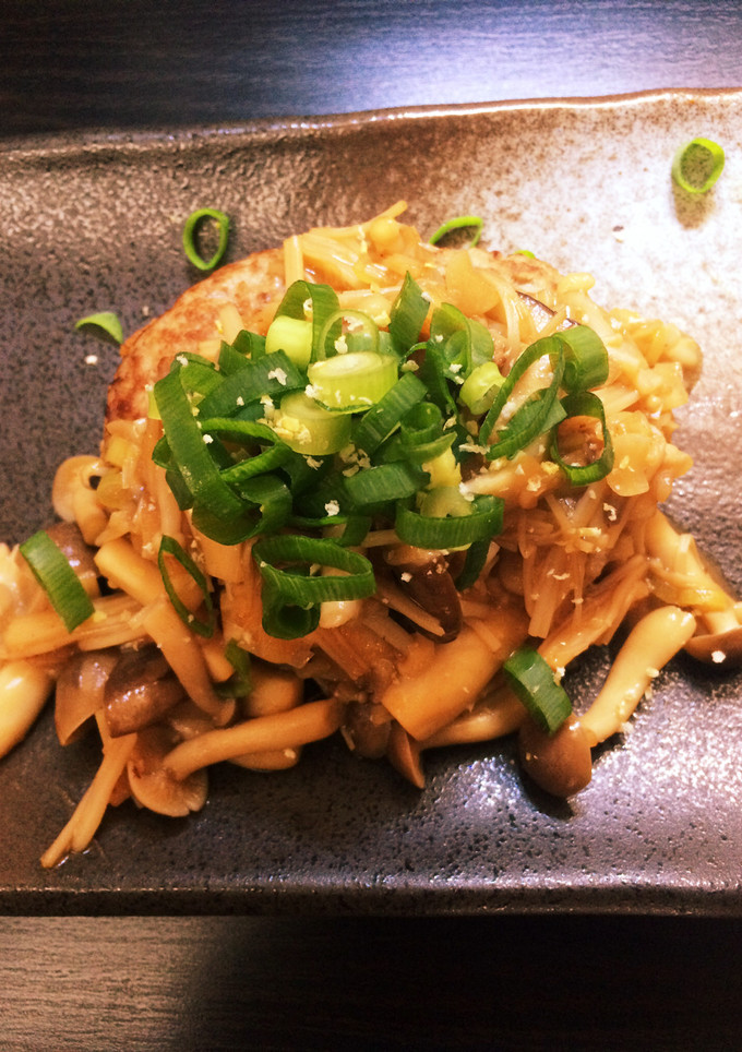 きのこソースの和風ハンバーグ-レシピのメイン写真
