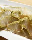 簡単に作れる！真鯛のとろろ昆布じめ