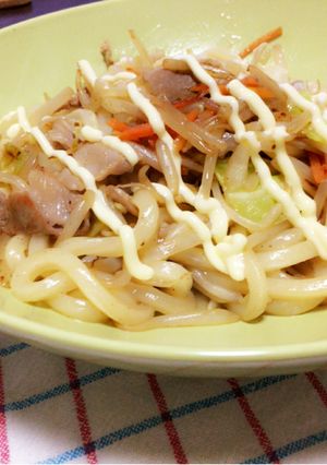 シンプルに美味しい♡焼うどん-レシピのメイン写真