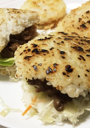味付け簡単！ライスバーガー！-レシピのメイン写真