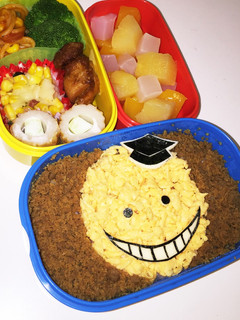 自己流キャラ弁 殺せんせー 手順写真入り-レシピのメイン写真