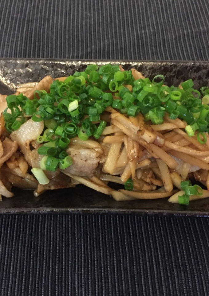 新生姜と豚肉炒め-レシピのメイン写真