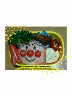 キャラ弁 アンパンおにぎり-レシピのメイン写真