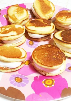 材料3つでミニおやつ！マシュマロサンド♡-レシピのメイン写真