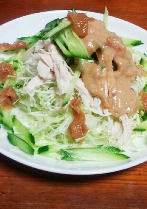 南高梅のさっぱりマヨポンソース♪サラダ-レシピのメイン写真