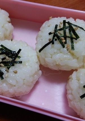 塩レモンdeコロコロちぎりむすび弁当-レシピのメイン写真