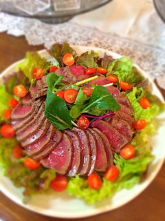 フライパンで!ごちそうローストビーフ♪-レシピのメイン写真