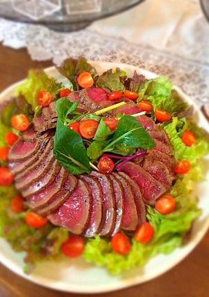 フライパンで！ごちそうローストビーフ♪-レシピのメイン写真