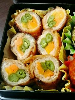 肉巻き(にんじん、いんげん)-レシピのメイン写真