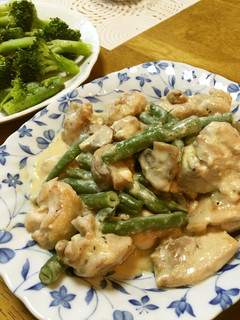 鶏もも肉のクリチ炒め♪-レシピのメイン写真