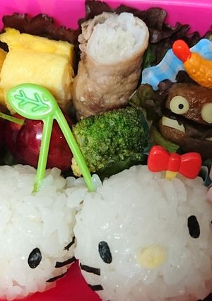 キティーちゃんキャラ弁-レシピのメイン写真