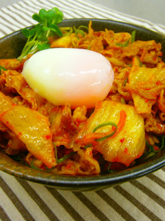 あっという間の豚キムチ丼-レシピのメイン写真