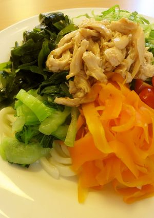 栄養たっぷりサラダうどん-レシピのメイン写真