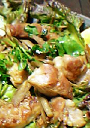 鶏ごぼうなのに洋風サラダ-レシピのメイン写真