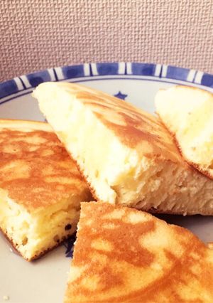 フライパンで厚焼きホットケーキ-レシピのメイン写真