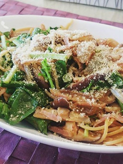 ベーコンとルッコラのゆず胡椒パスタ-レシピのメイン写真