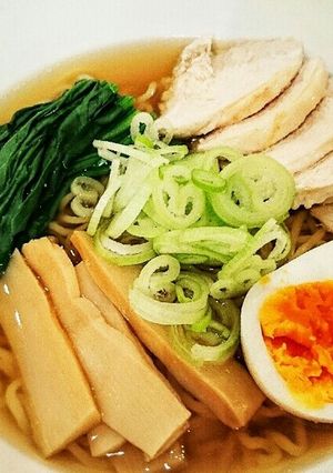 鶏むね肉で作る簡単☆本格しょうゆラーメン-レシピのメイン写真