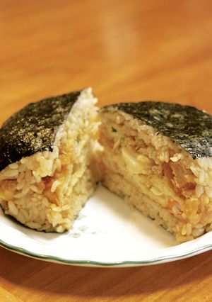 かき揚げでライスバーガー♪-レシピのメイン写真