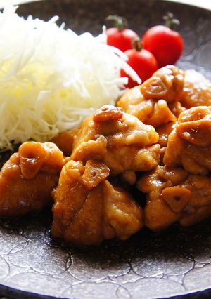 鶏肉でトンテキ風☆トリテキ-レシピのメイン写真