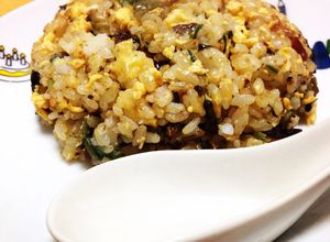 かき込みたい！野沢菜漬けチャーハン-レシピのメイン写真
