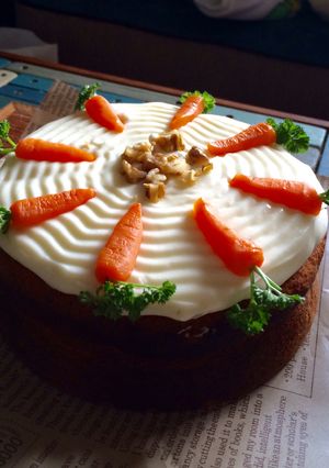 フープロで簡単♪感嘆☆キャロットケーキ-レシピのメイン写真