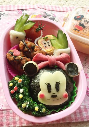 ミニーちゃん ♡ キャラ弁-レシピのメイン写真