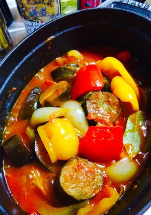 夏野菜のカポナータ（STAUB)-レシピのメイン写真