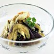 電子レンジで簡単!茄子と茗荷の辛子和え