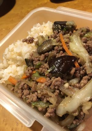 ご飯が進む！ナスの肉味噌炒め-レシピのメイン写真