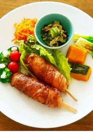 牛肉巻き巻きスティックおにぎり❣❣-レシピのメイン写真