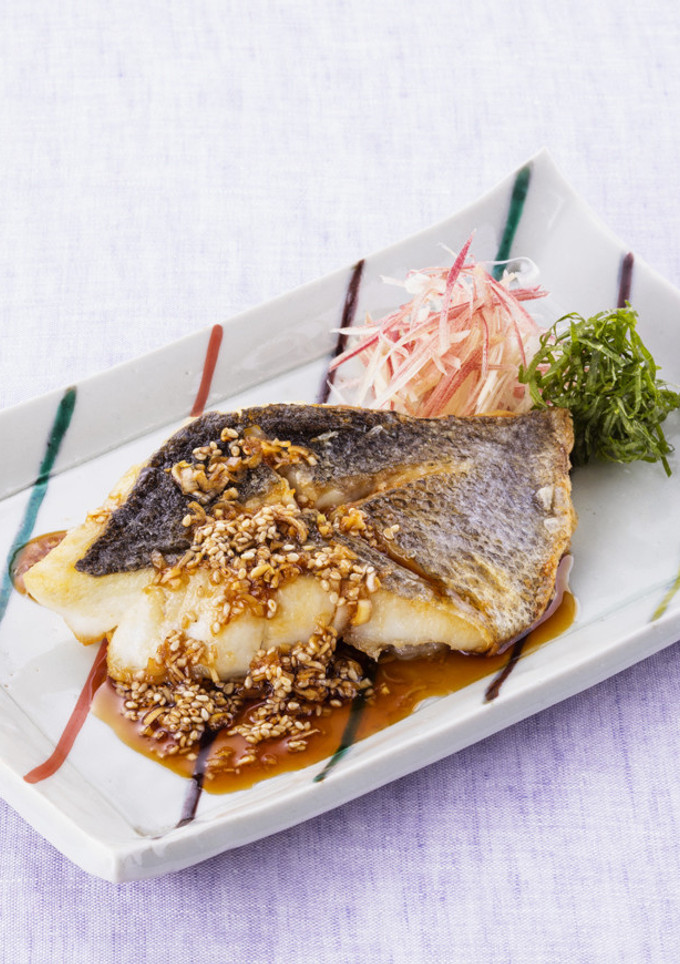 すずきのムニエル和風香味ソース-レシピのメイン写真