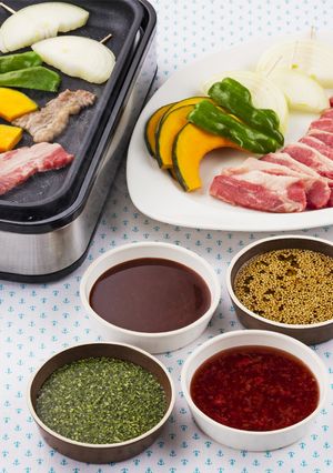 4種のたれで楽しむホットプレート焼肉-レシピのメイン写真