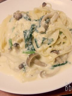 カルボナーラ風クリームパスタ-レシピのメイン写真