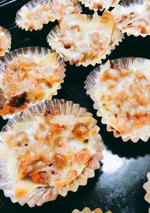 お弁当にピッタリ！餃子の皮でラザニア-レシピのメイン写真