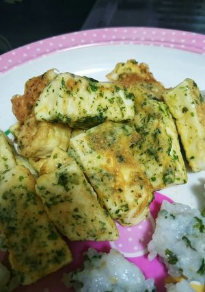 離乳食後期☆手づかみ卵豆腐-レシピのメイン写真