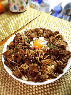 すき焼き肉うどん-レシピのメイン写真