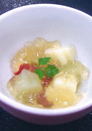 介護食　彩り野菜のコンソメジュレがけ-レシピのメイン写真