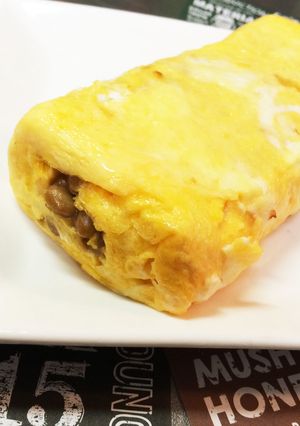 納豆入りたまご焼き-レシピのメイン写真