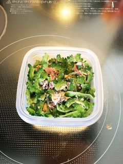 ゴーヤ鯖梅あえ-レシピのメイン写真