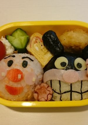 キャラ弁★アンパンマンとバイキンマン★-レシピのメイン写真