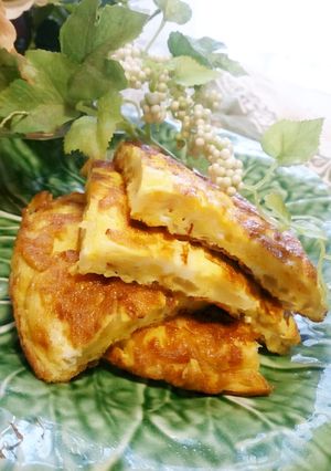 玉ねぎでオムレツ-レシピのメイン写真