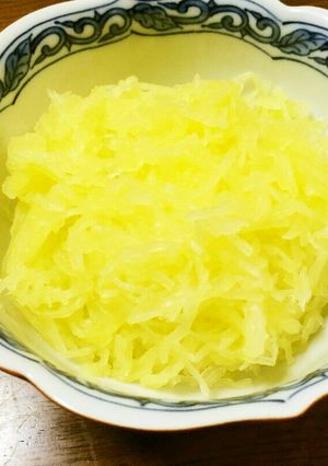 【覚書】金糸瓜(そうめんかぼちゃ)下処理-レシピのメイン写真