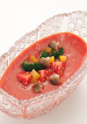 ぬか漬け旬菜のガスパッチョ-レシピのメイン写真