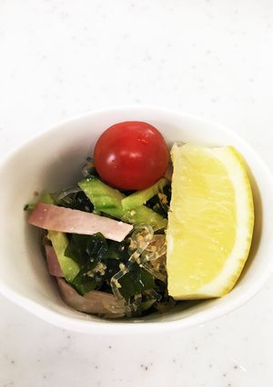 食感がイイ中華風味の酸っぱくない酢の物♡-レシピのメイン写真